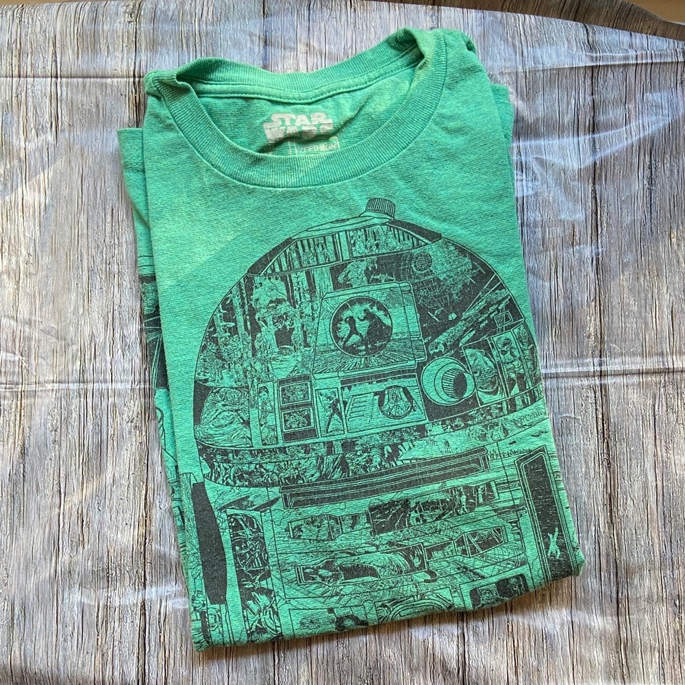 Vintage Star Wars Green Short Sleeve Tee